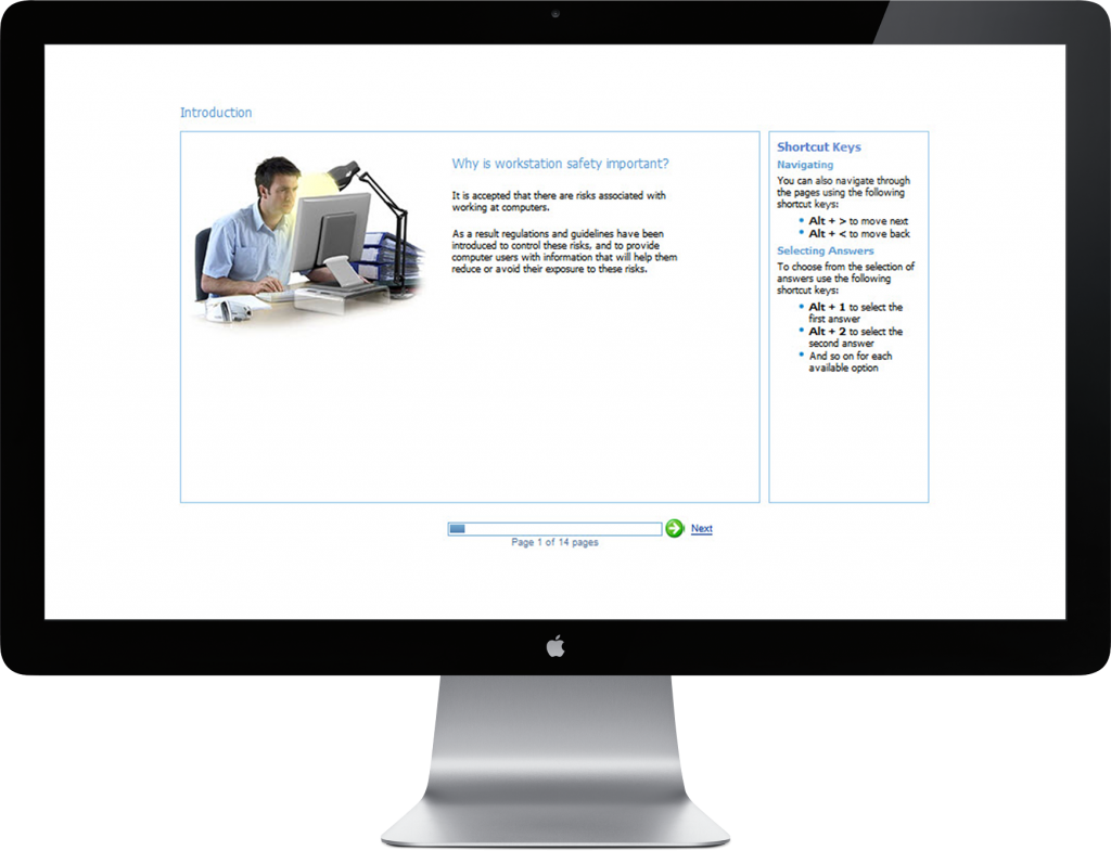 trainingscreen Active Ergonomics